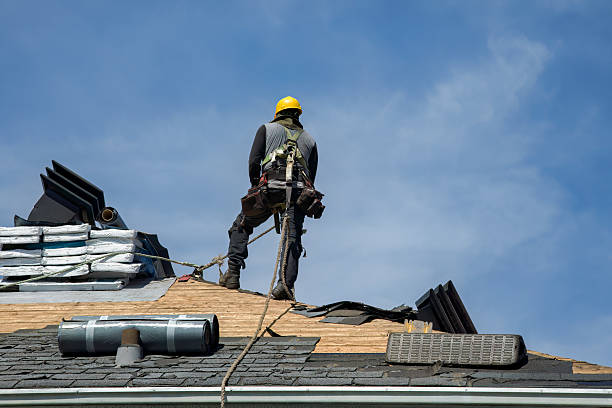 Professional Roof Replacement technician working in Maple Hill, KS